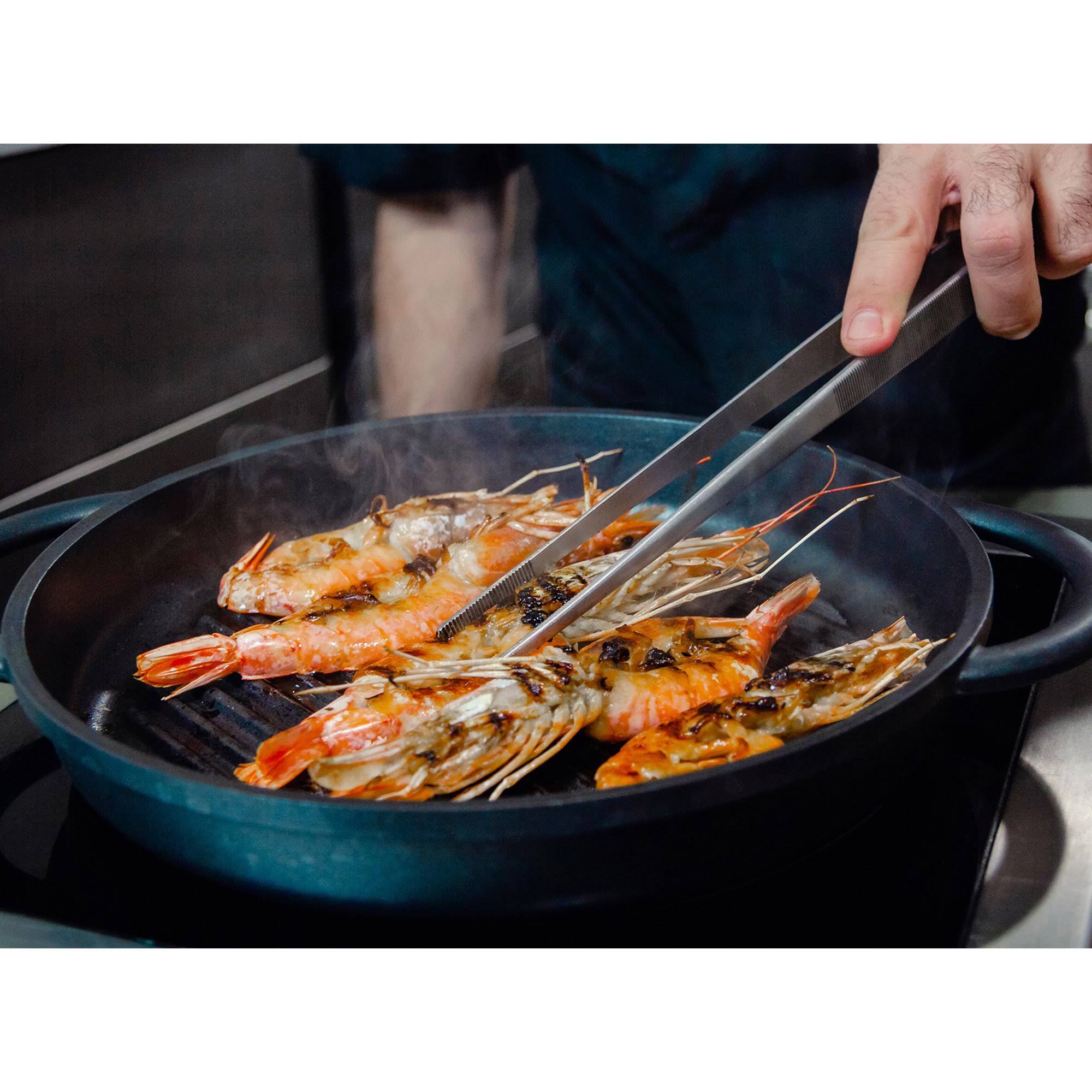 Jean Patrique The Whatever Pan - Cast Aluminium Griddle Pan with Glass Lid