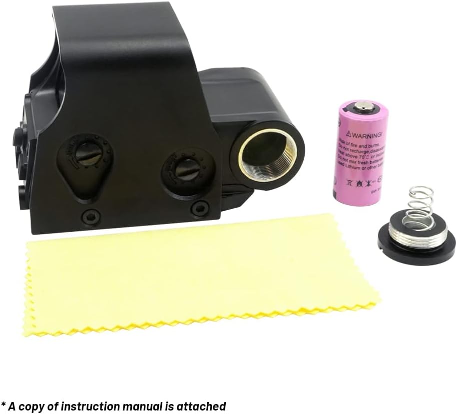 553 Metal Holographic Bright Green & Red Dot Sight Scope Pack of 2