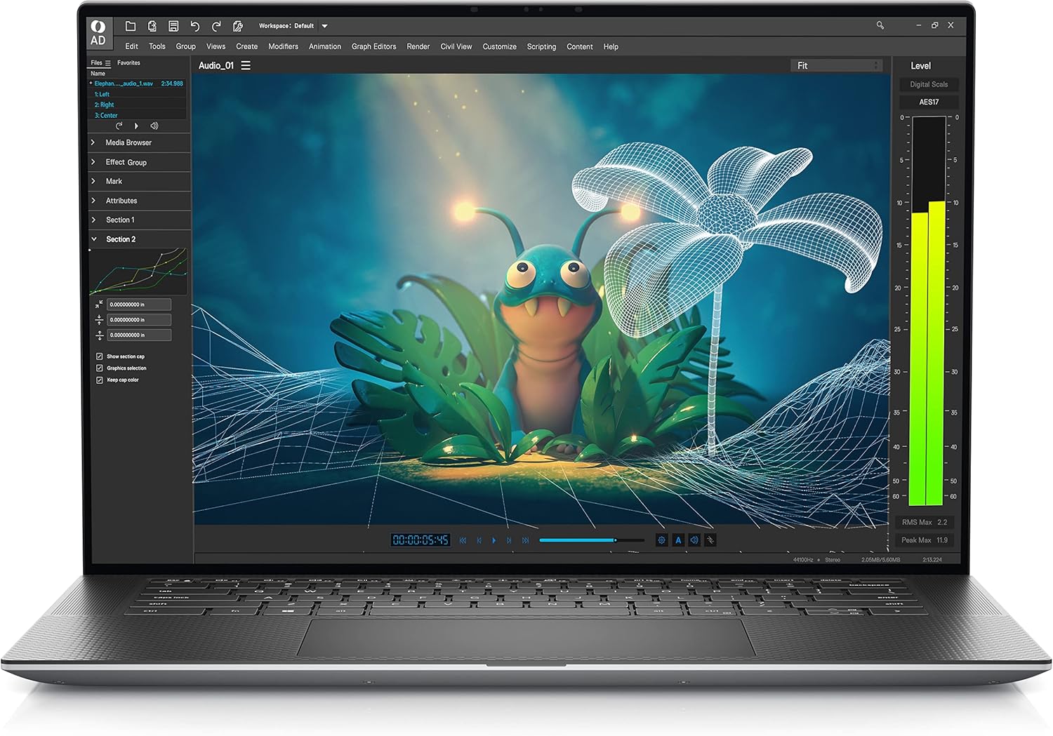 Dell Precision 5000 5570 Workstation Laptop (2022) | 15.6" FHD+ | Core i7 - 256GB SSD - 32GB RAM - RTX A2000 | 14 Cores @ 4.7 GHz
