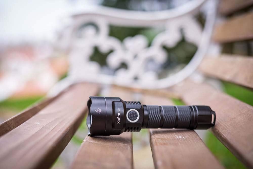 Sofirn C8F Flashlight High Lumens 3500 Lumens, Powerful Flashlight with 3X LH351D LED 5000K 90 High CRI, for Camping, Hiking Lantern