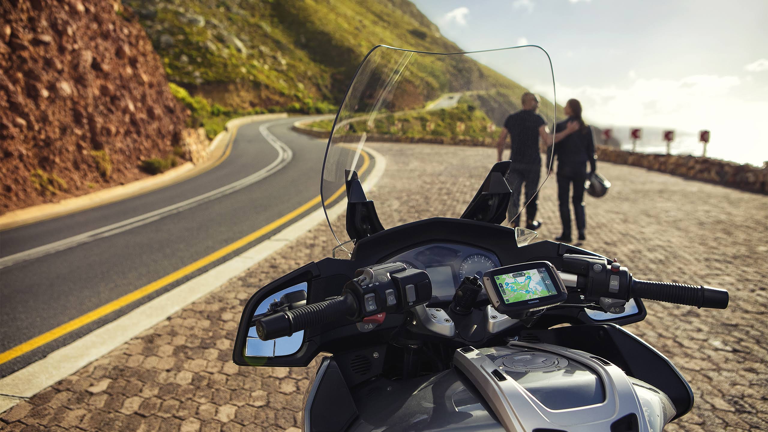 TomTom Motorcycle Sat NAV Rider 500, 4.3 inch, with