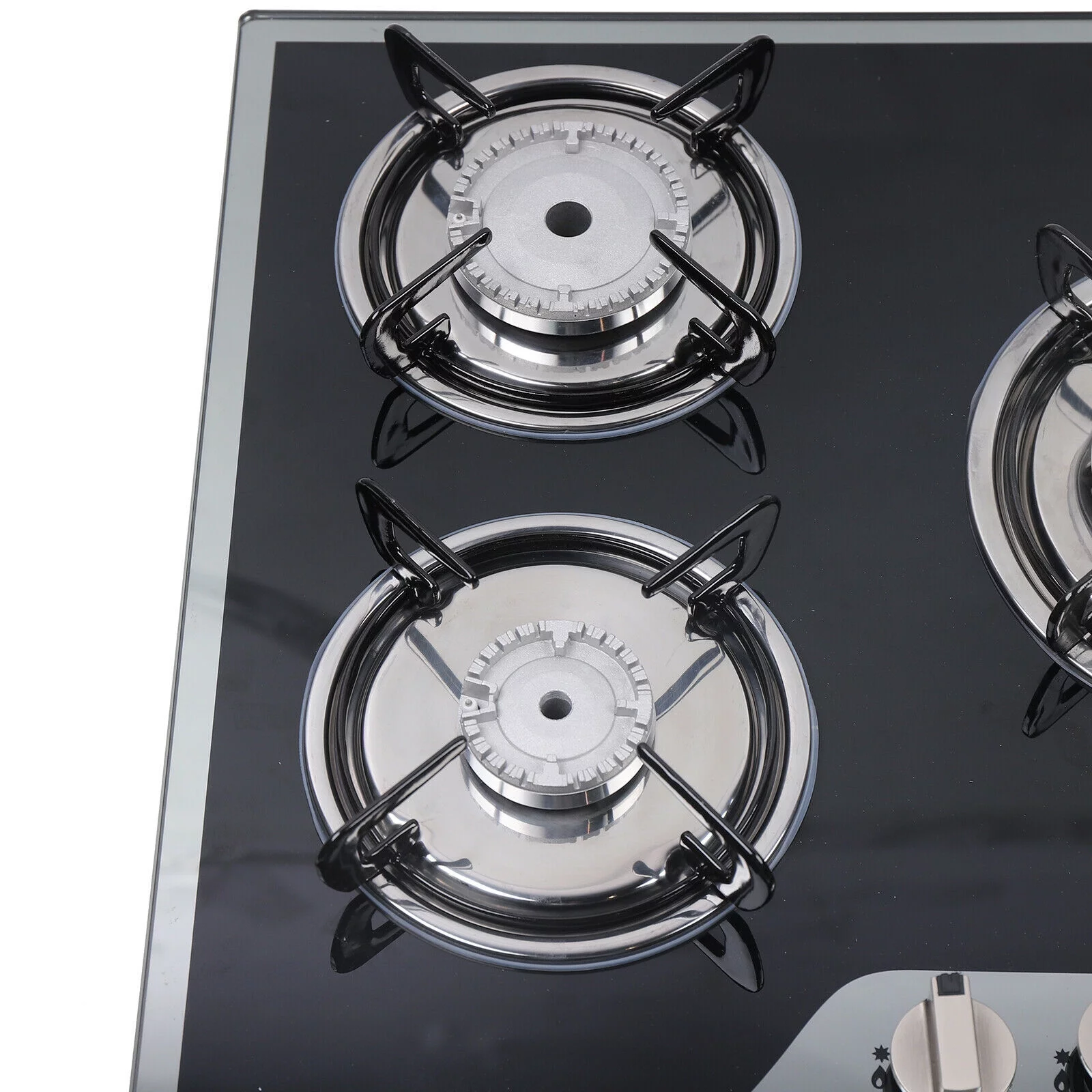 30" Gas Cooktop 5 Burner Stove Tempered Glass Gas Cooktop