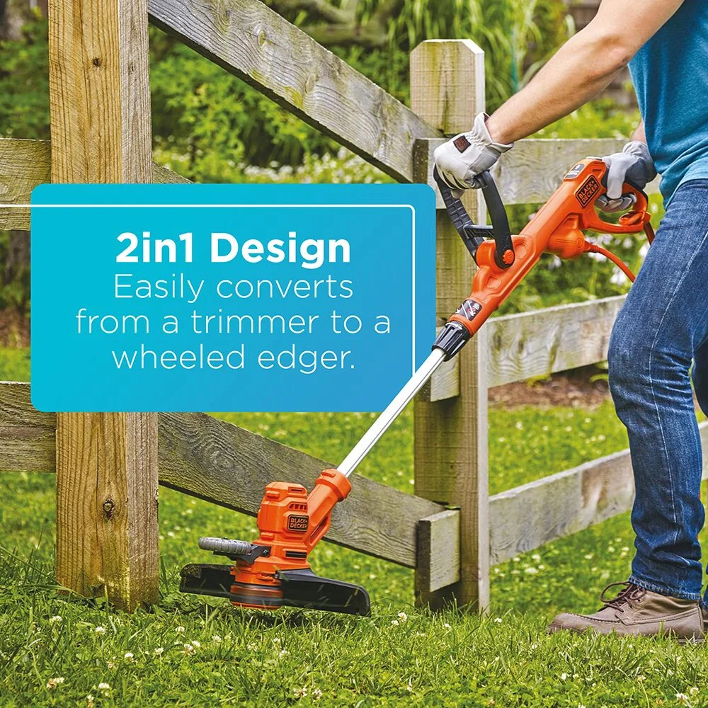 BLACK+DECKER String Trimmer With Auto Feed, Electric, 6.5-Amp, 14-Inch, (BESTA510)
