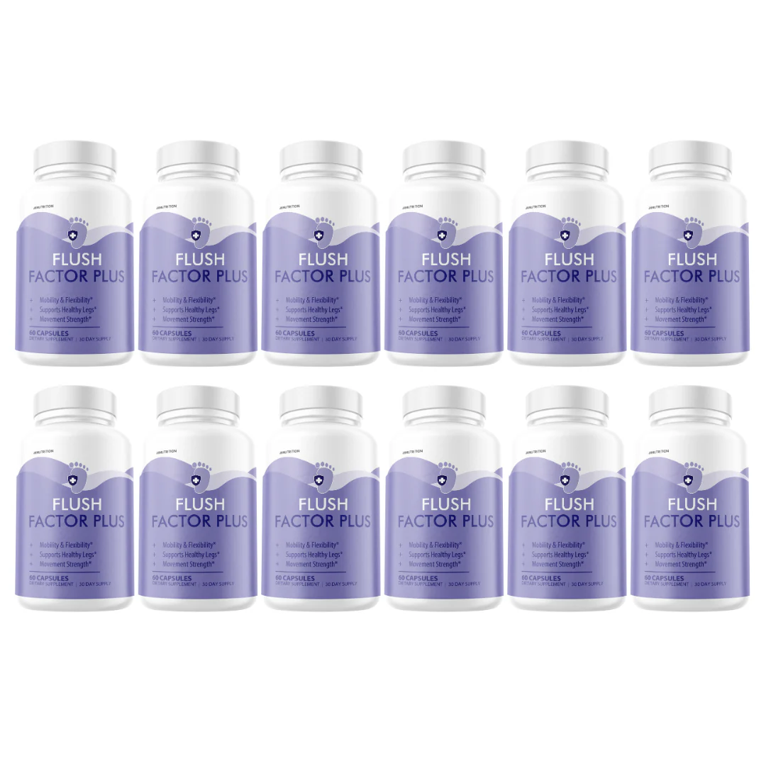 Flush Factor Plus for Digestive Health & Weight Management - 12 Bottles - Kansas Nuitrition - HNZSDS