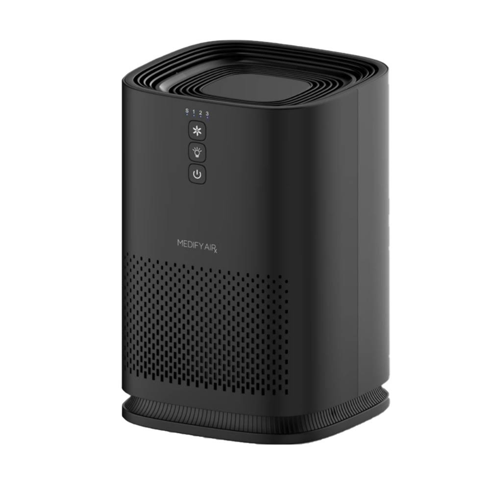 Medify Air MA-14 Compact Tabletop Home Air Purifier with HEPA Replacement Filter, Black
