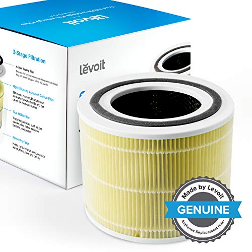 LEVOIT Air Purifiers for Home Bedroom, HEPA Sleep Mode, AHAM VERIFIDE, Smart WiFi for Home Large Room, Quiet Cleaner for Pet Hair, Allergies, Dust