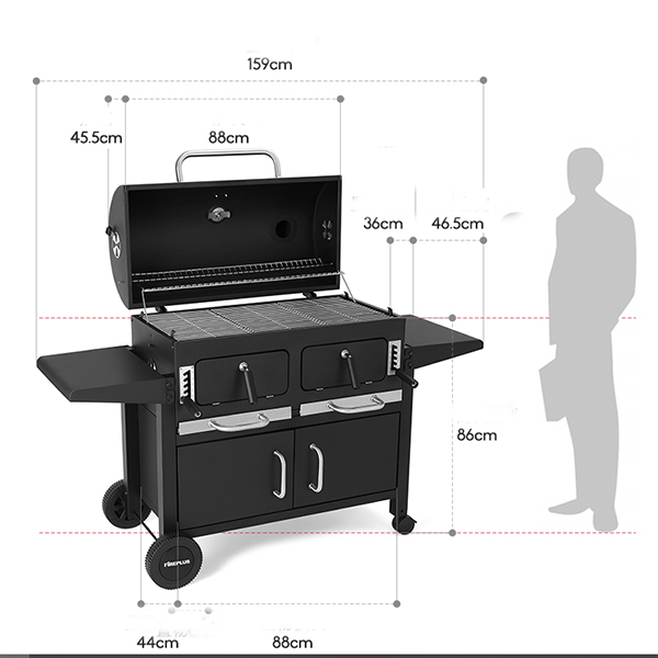 Gartengrill Holzkohlegrill f&uuml;r Zuhause
