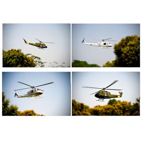 TOUCAN RC HOBBY FLYWING UH1 V4 RC Helicopter Huey Brushless Motor M10N Positioning Chip Automatic Flight LowReturn Smart Model Plane for Adult