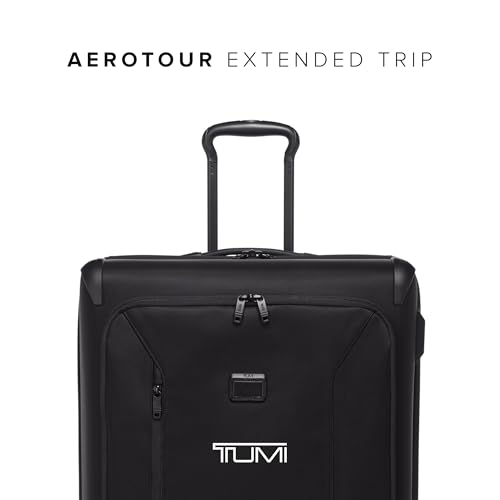 TUMI - Aerotour 4 Wheel Expandable Luggage - Men's and Women's Business and Leisure Travel Suitcase - 21.75" International Expandable Carry-On, Black