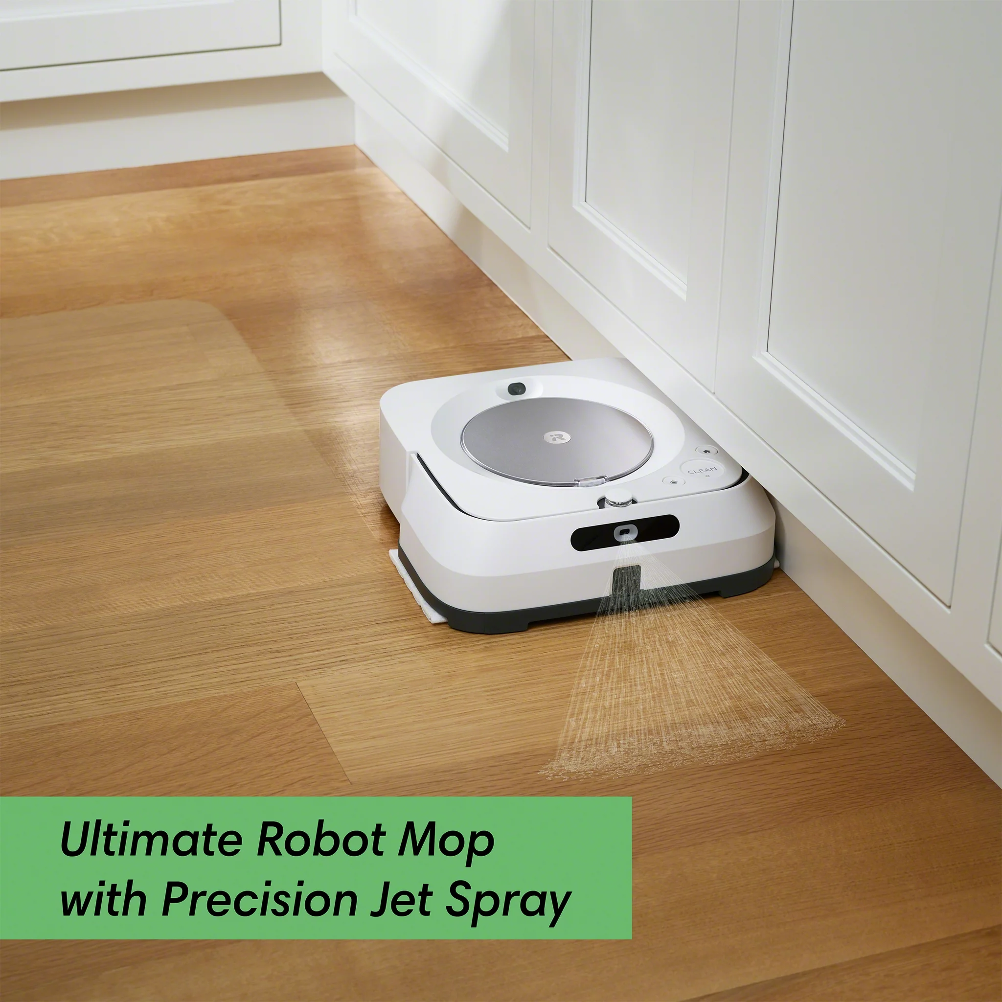 iRobot Braava Jet M6 (6110) Ultimate Robot Mop- Wi-Fi Connected, Precision Jet Spray, Smart Mapping, Works with Google Home, Ideal for Multiple Rooms