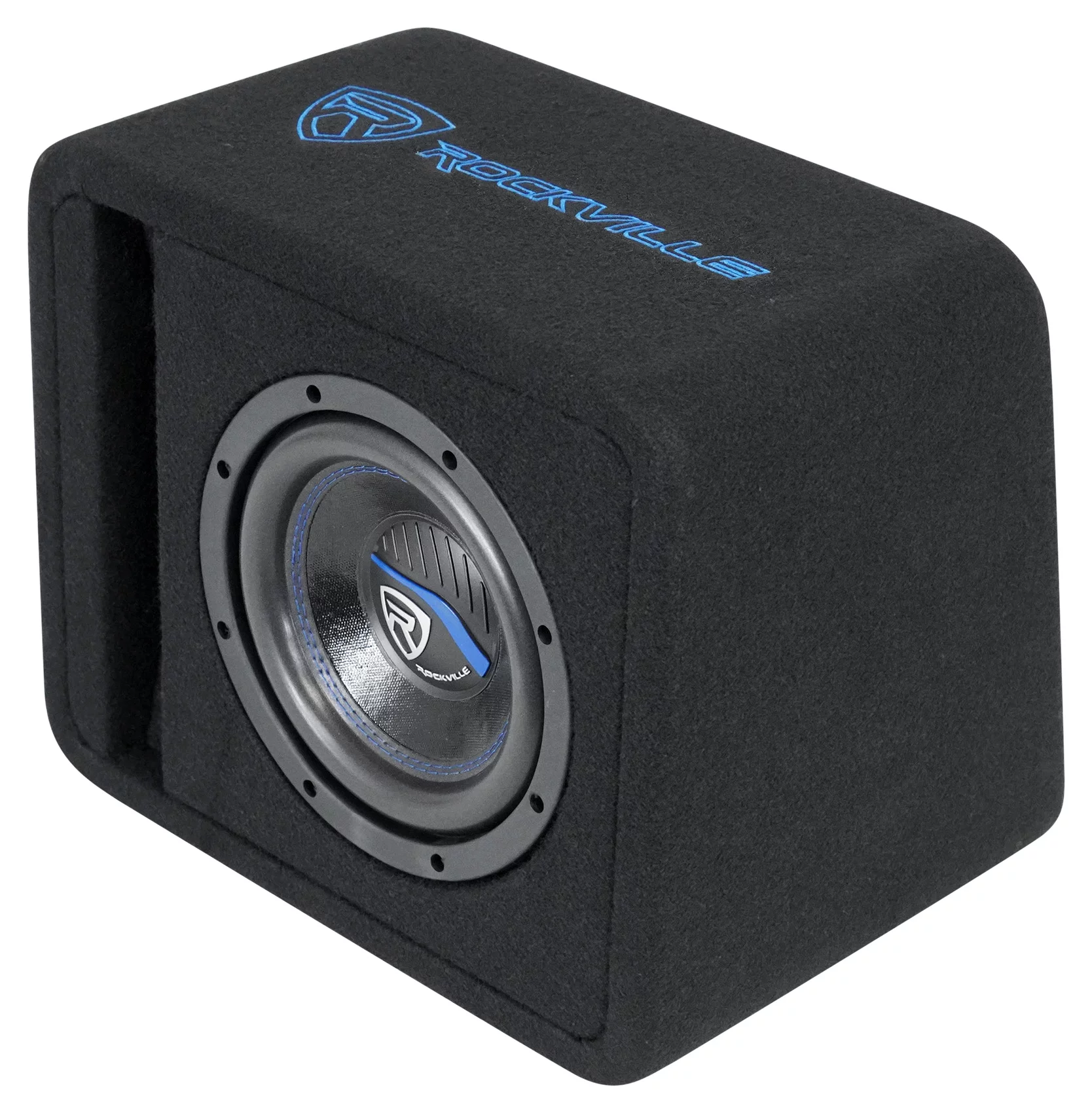 Rockville SK58 PACKAGE 8" 800w Loaded K5 Car Subwoofer Enclosure+DB10 Amplifier