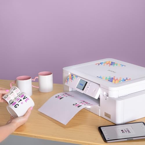 Brother Sublimation Printer and 4-Color Sublimation Ink Cartridge Set