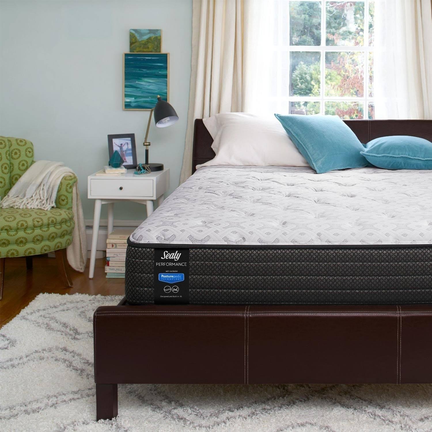 Sealy Response Performance 13-inch Plush Euro Top Mattress Set - Twin - Low Profile