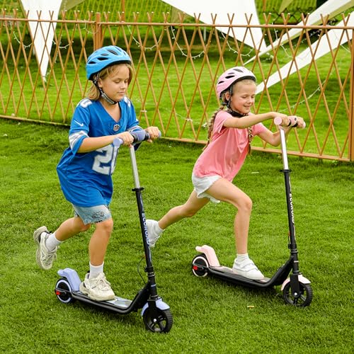 EK6 Kids Electric Scooter for 6-10, 3/6/10mph Speeds for Ultimate Comfort, Adjustable Height Electric Scooter, 150W & Dual Brake Safety