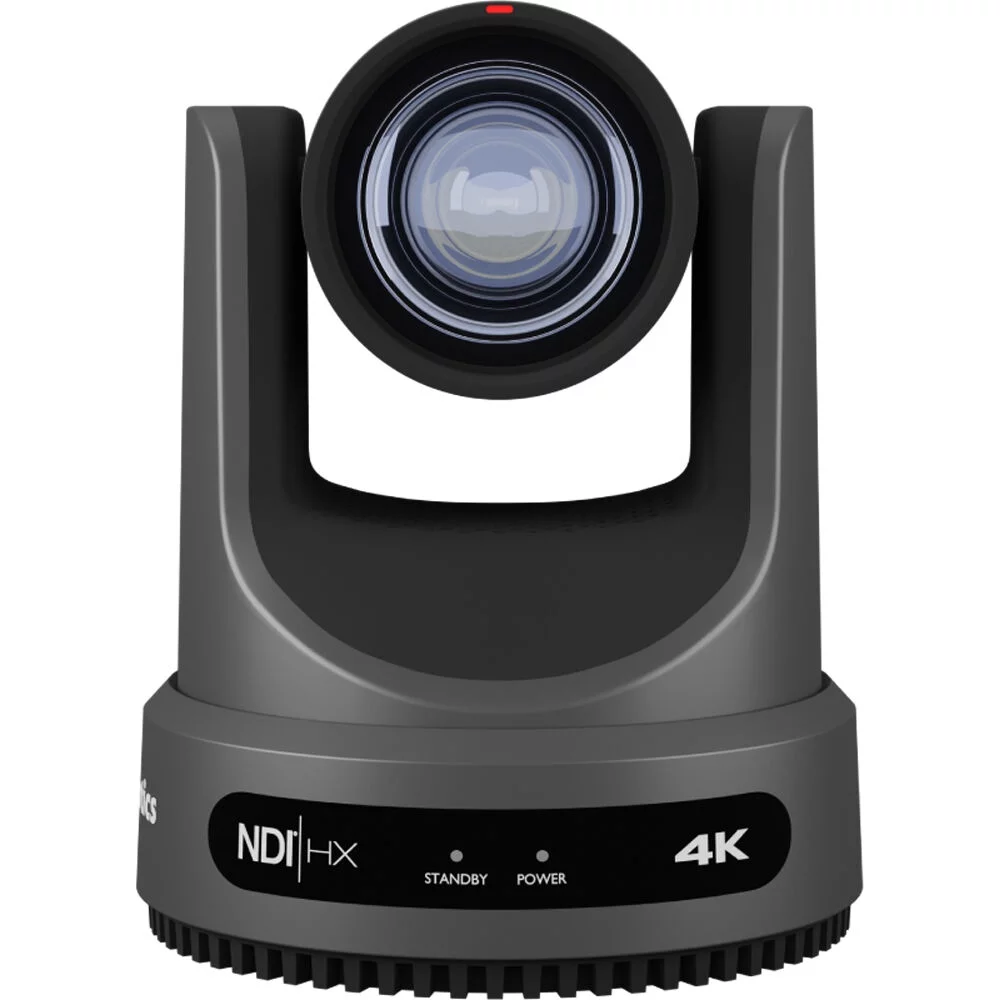 PTZOptics Move 4K SDI/HDMI/USB/IP PTZ Camera with 12x Optical Zoom (Gray) (PT12X-4K-GY-G3) + PTZOptics PT-JOY-G4 Joystick Controller + Universal Wall