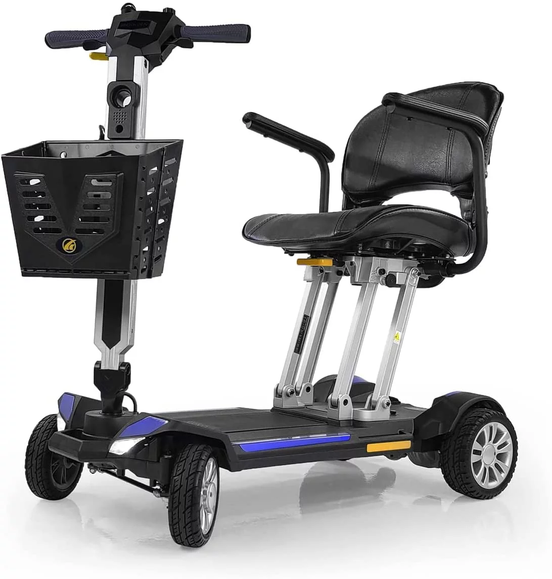 Golden Technologies Buzzaround Carry On FOLDING-FLAT Travel  Mobility Scooter Red