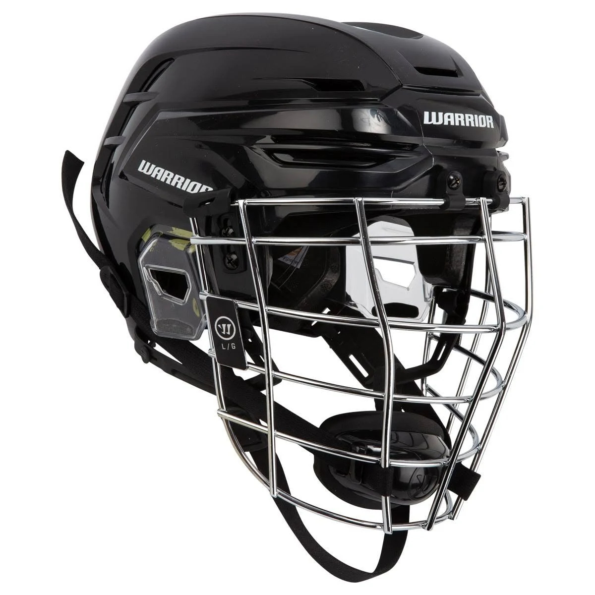 Warrior Fatboy Alpha Pro Complete Box Lacrosse Helmet - Black