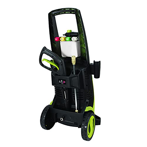 Sun Joe Electric Pressure Power Washer, 2030 PSI (PWMA Certified), 1.2 GPM, Dual Soap Tanks, (35-FT GFCI Water-Safe, Power Cord), SPX3000