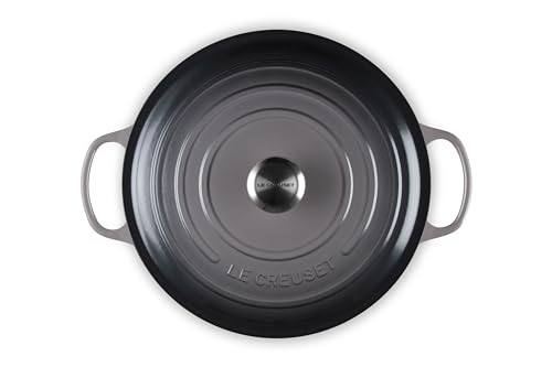 Le Creuset Enameled Cast Iron Signature Round Wide Dutch Oven, 6.75 qt., Cerise