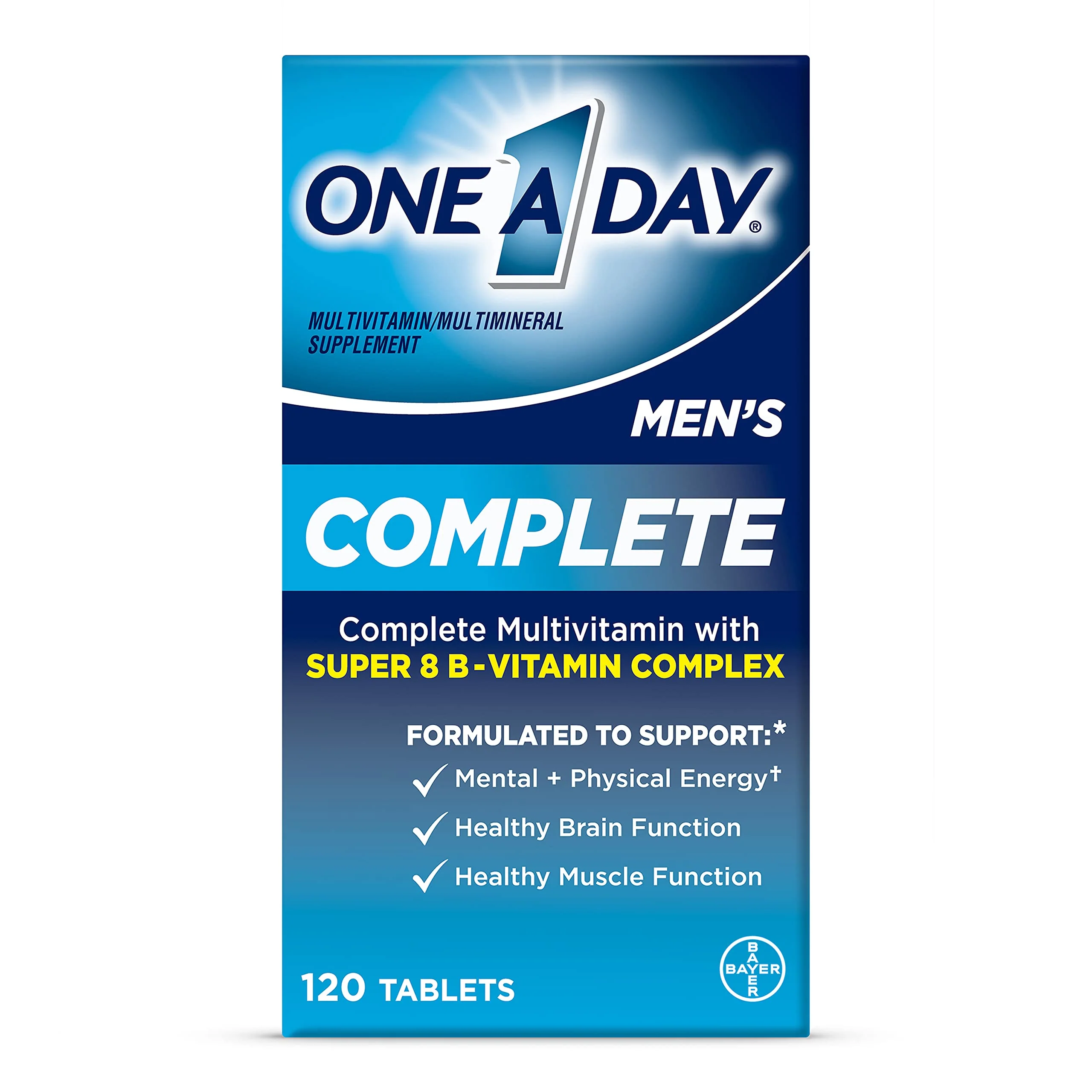 One A Day Mens Complete Multivitamin, Adult Multivitamin Supplement with Vitamins A,C,D