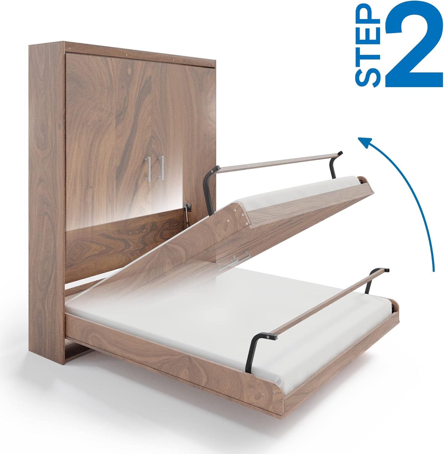 Murphy Bed Queen Size, Hardware Kit Cabinet Wall Bed Folding Bed