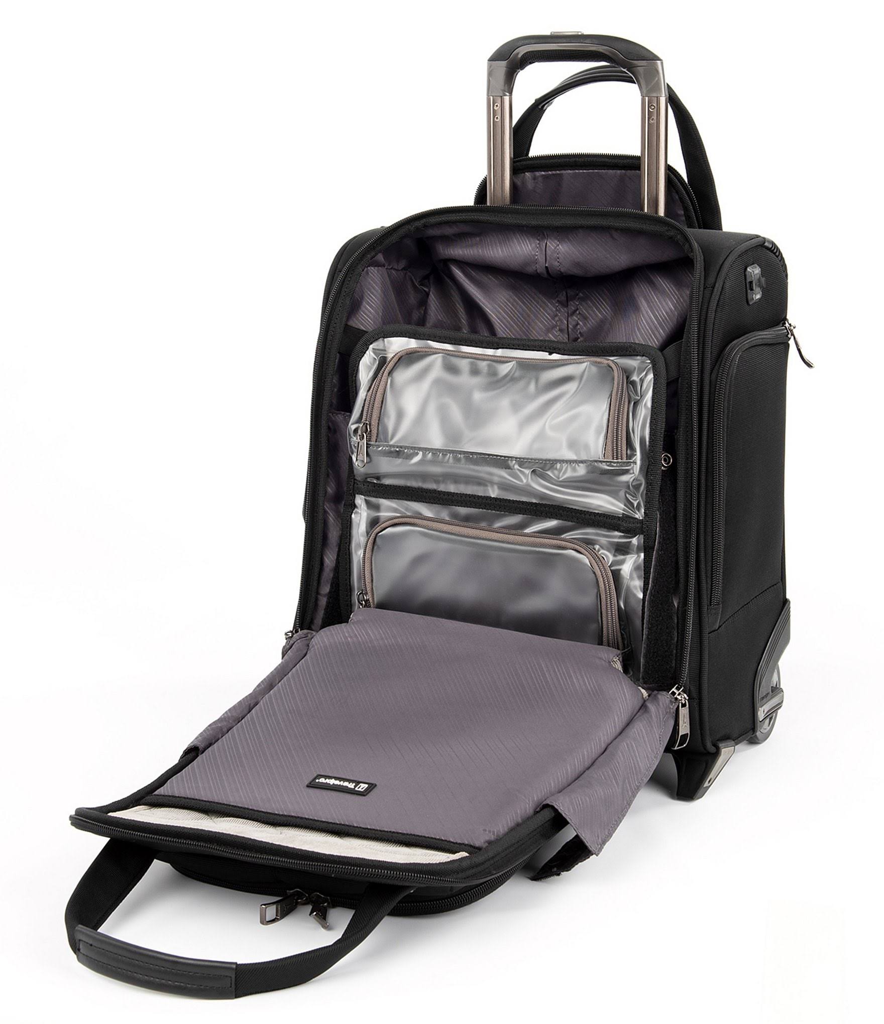 Travelpro Crew Versapack Rolling Underseat Carry-On (Perfect Plum)