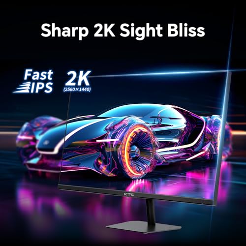 32 Inch 4K Smart Monitor with Google TV System UHD 3440x2560P Hey Google Voice Remote Netflix Licensed Dolby Audio HDR KVM Technology WiFi Bluetooth