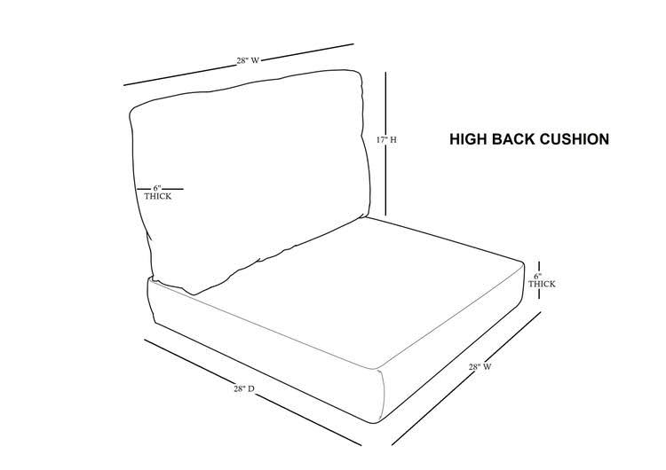 TK Classics High Back Cushion Set for LAGUNA-03a