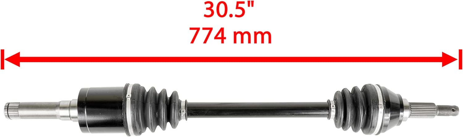 Caltric compatible with Rear Left Right Complete Cv Joint Axle John Deere Utv Am148111 Pack of 2