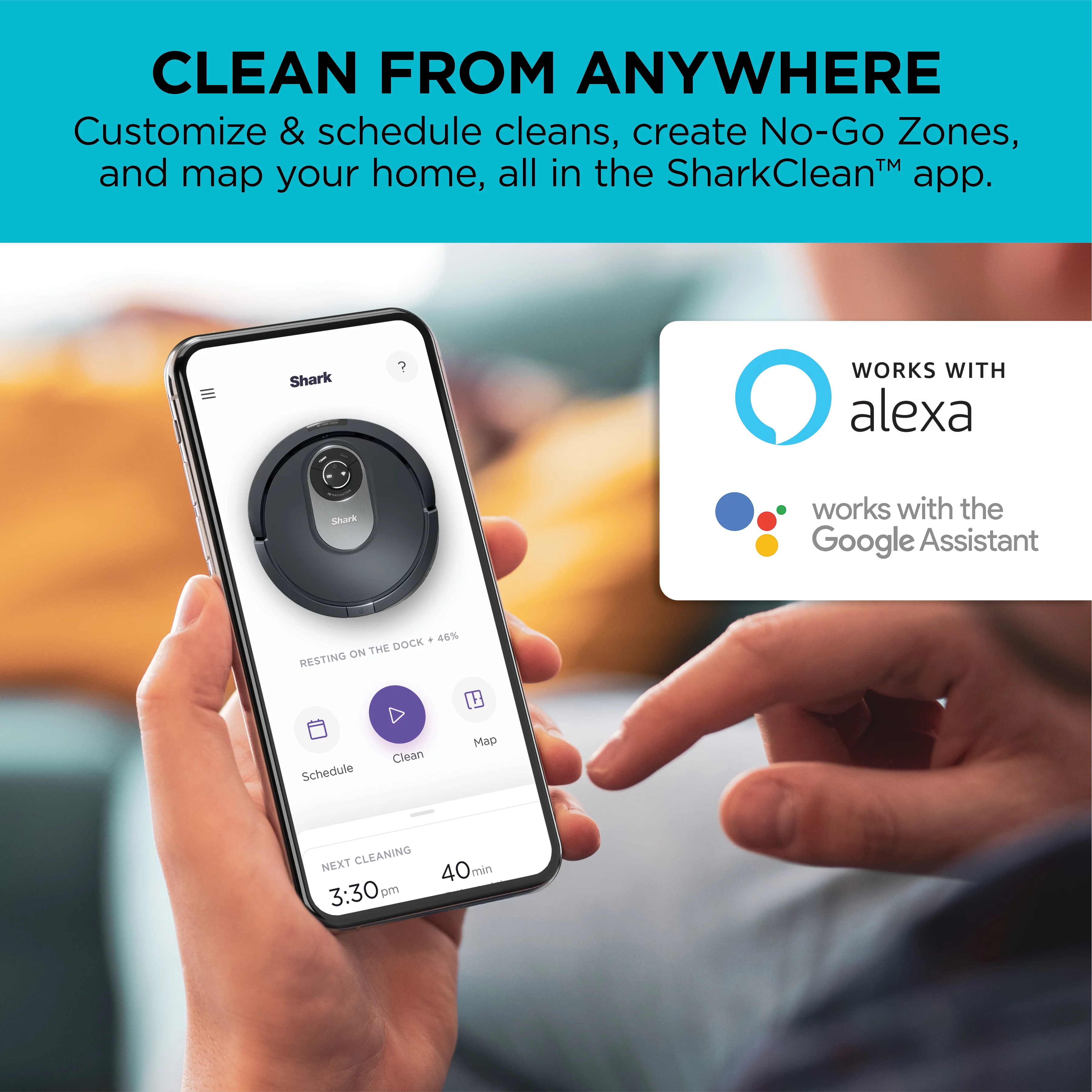 Shark RV2001 AI Robot Vacuum with Self-Cleaning Brushroll