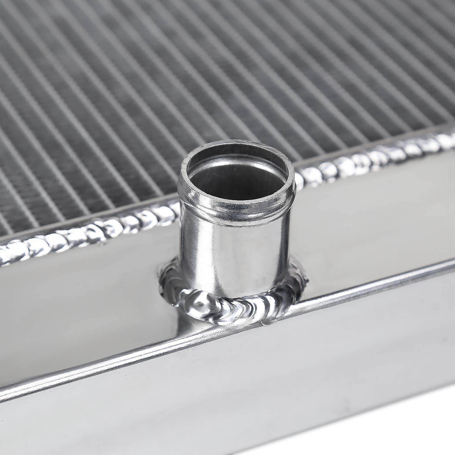 62mm 3Row Aluminum Radiator For 1955-1957 Chevy Bel Air Nomad V8 MT 1955 1956 1957