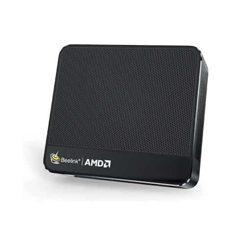 Beelink SER5 MAX Mini PC, AMD Ryzen 7 5800H(7nm, 8C/16T) up to 4.4GHz, Mini Computer 32GB DDR4 RAM 500GB NVME SSD, Micro PC 4K@60Hz Triple Display