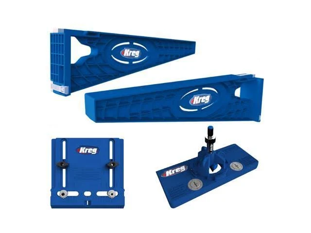 Kreg Tool Company - Drawer Slide Jig with Cabinet Hardware Concealed Hinge Jig