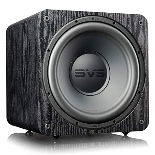 SVS SB-1000 Pro 10 Inch Sealed Subwoofer with SoundPath Wireless Audio Adapter (Black Ash)