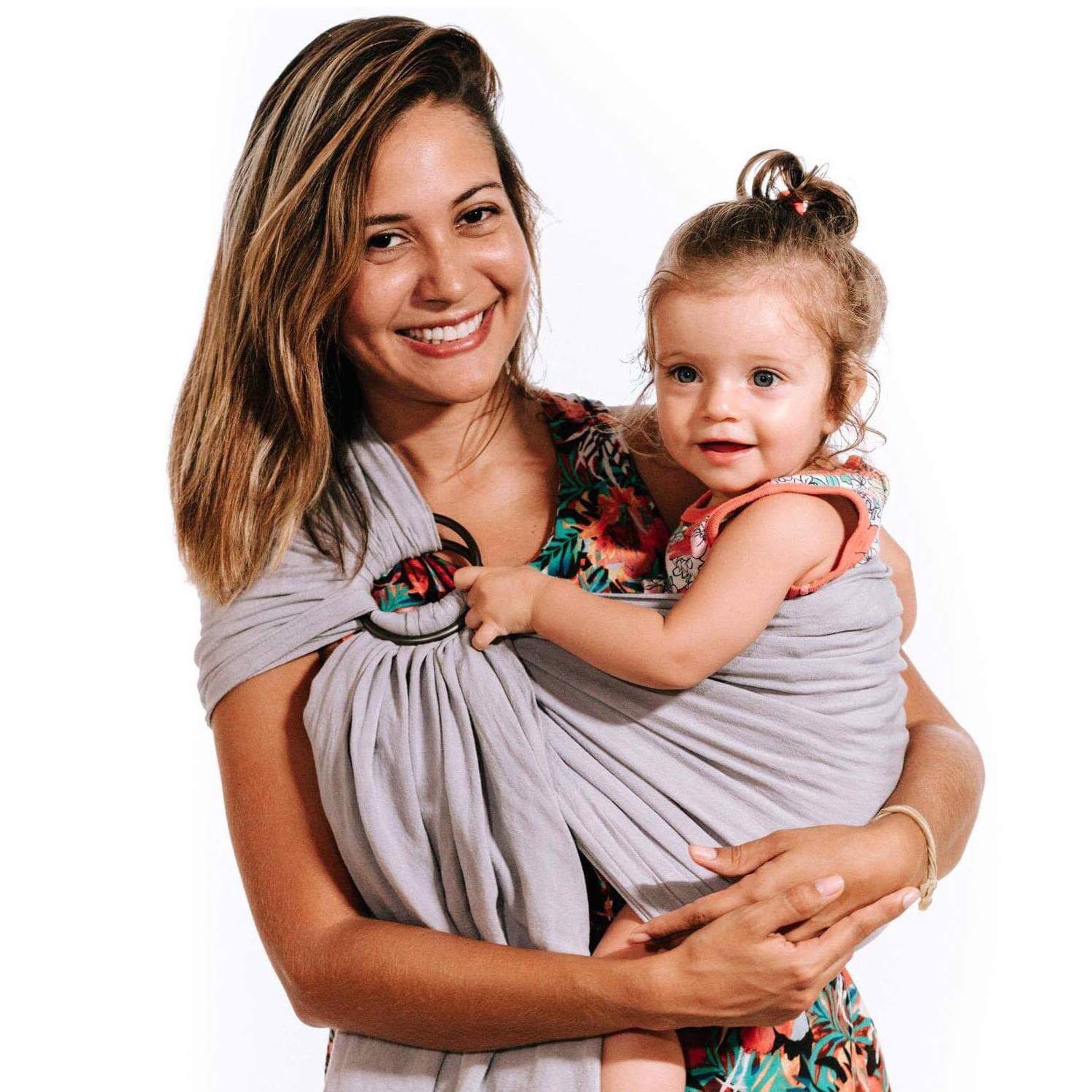 Nalakai Ring Sling Baby Carrier - Luxury Bamboo and Linen Baby Sling - Baby Wrap