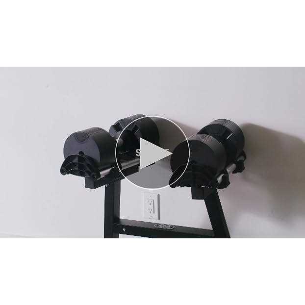 FF Finer Form Nuobell Adjustable Dumbbell Rack and Stand. Perfect Home-Gym Dumbell Rack for At-Home Nuobell Workouts. Safe