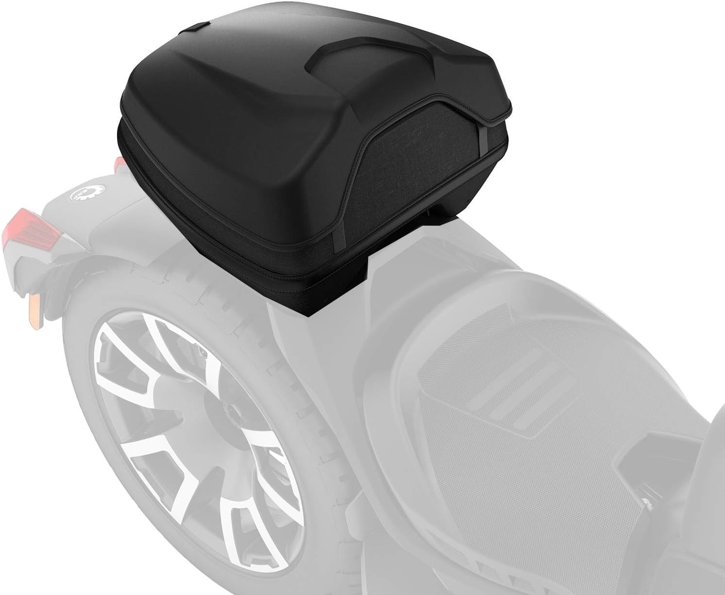 NEW OEM CAN-AM RYKER LINQ TOP CASE - BLACK - MAX MOUNT REQUIRED