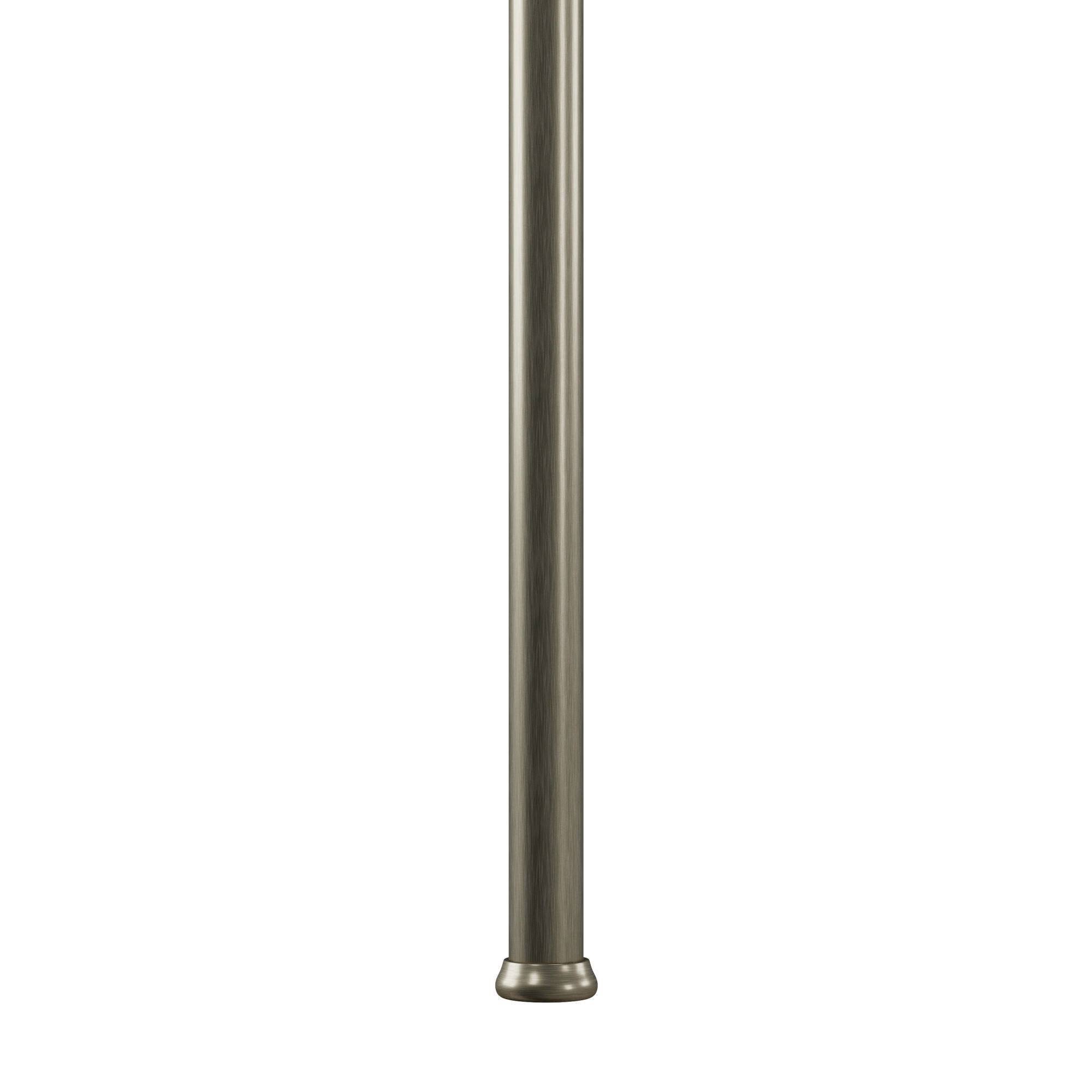 Queen Providence Metal Bed with Spindle and Casting Design Aged Pewter - Hillsdale Furniture
