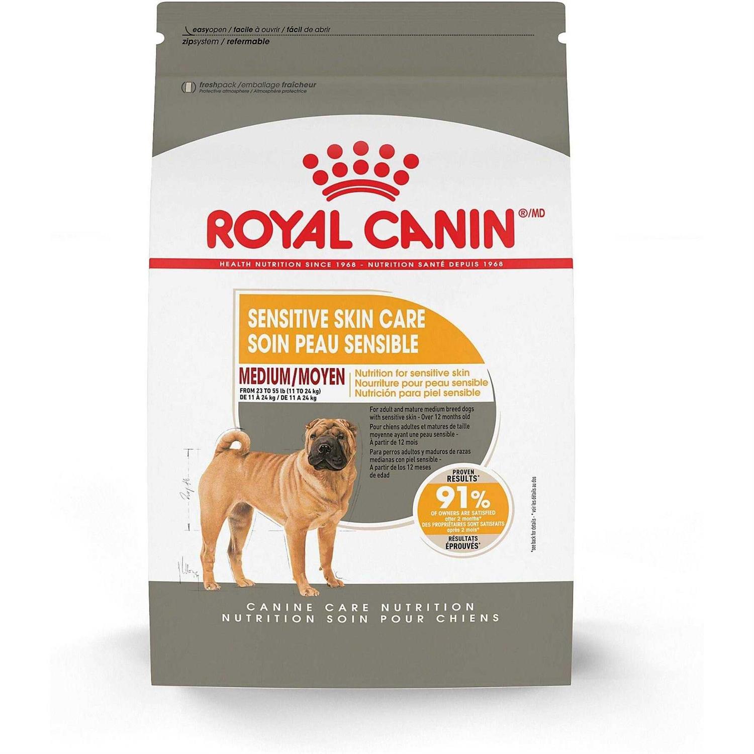 Royal Canin adult Medium Sensitive Skin Care Dry Dog Food - Pet Supplies online store