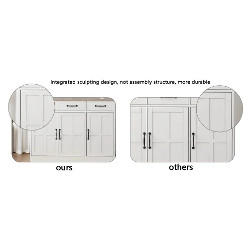 Bathroom Storage Cabinet, Tall Slim Bathroom Cabinet with Door & Drawe for Small Spaces