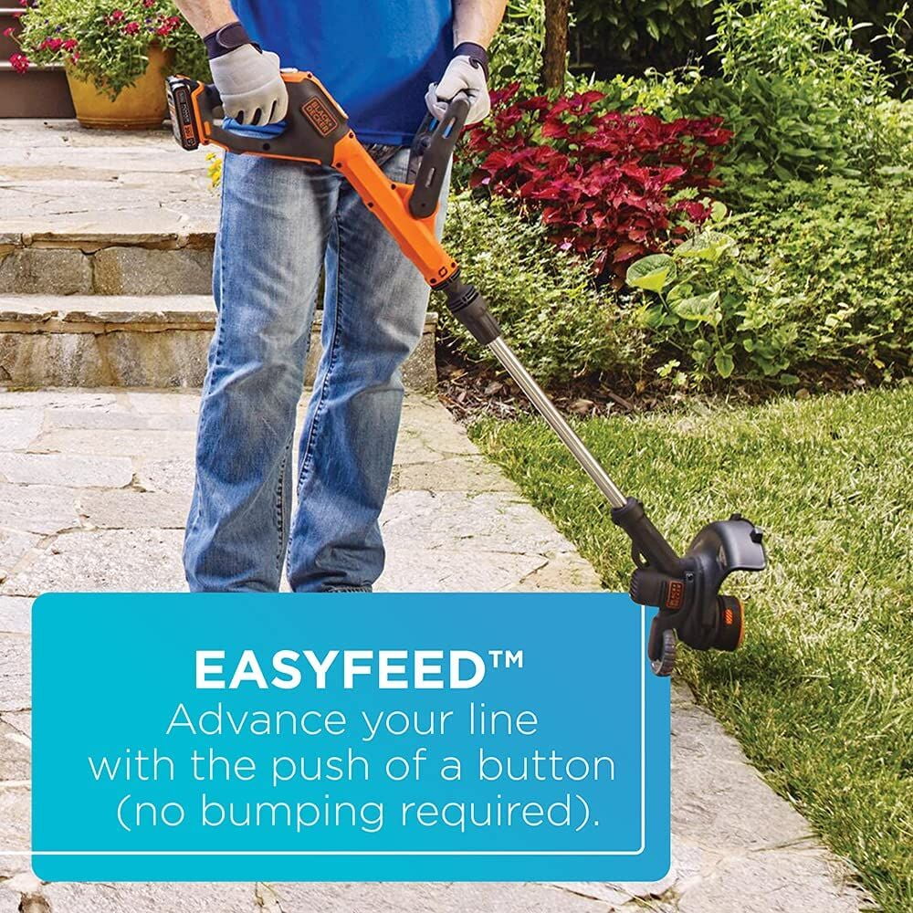 BLACK+DECKER 20V MAX* String Trimmer/Edger, 12-Inch, (LSTE525)