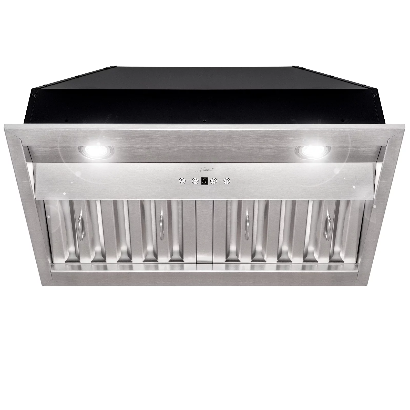 30 Inch Range Hood Insert, Ultra Quiet Stainless Steel Ducted Insert/Built-in Kitchen Vent Hood with Powerful Suction