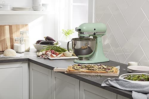 KitchenAid Artisan Series 5 Quart Tilt Head Stand Mixer with Pouring Shield KSM150PS, Removable bowl, Aqua Sky