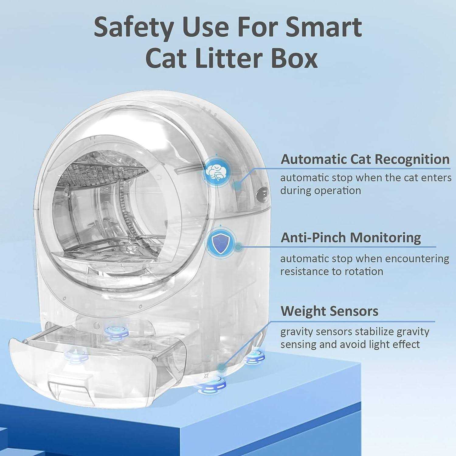 REDSASA Self Cleaning Cat Litter Box Automatic Wifi APP Control - Pet Supplies online store