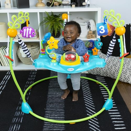 Baby Einstein Neptune's Ocean Discovery Activity Jumper, Ages 6 months +, Max weight 25 lbs., Unisex