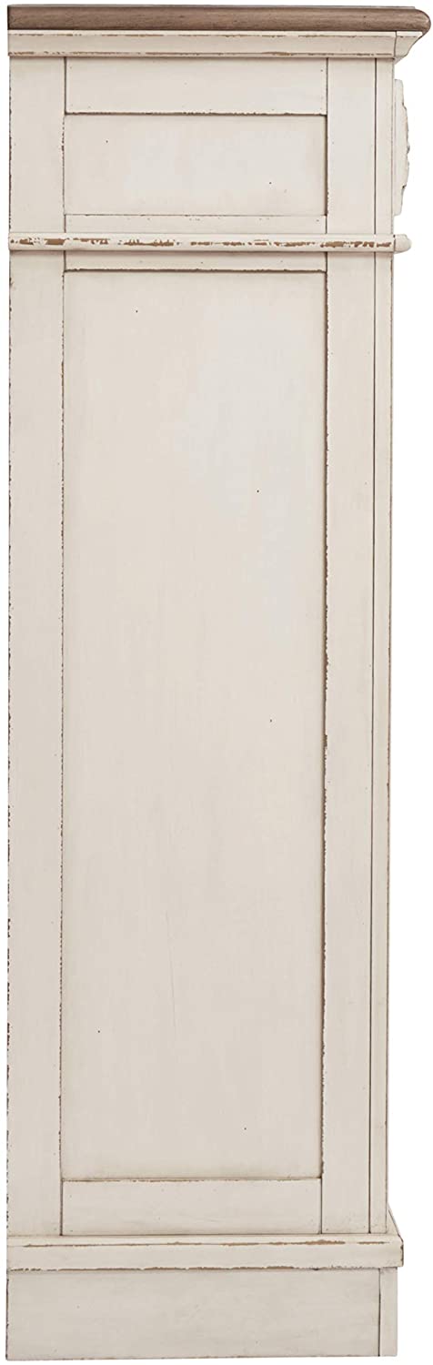 Signature Design by Ashley B743-46 Realyn Chest of Drawers Chipped White