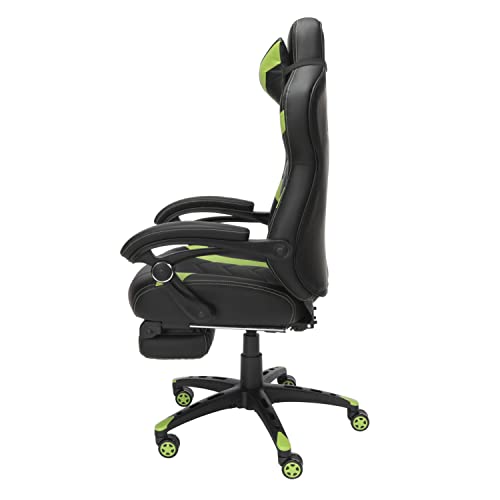 RESPAWN 110 Pro Gaming Chair - Gaming Chair with Footrest, Reclining Gaming Chair, Video Gaming Computer Desk Chair, Adjustable Desk Chair