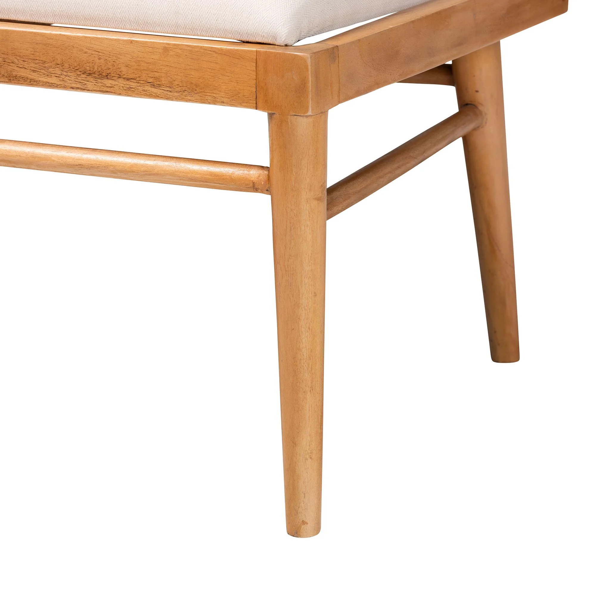 Baxton Studio Denver Boho Dining Nook Banquette set, 2-Piece, Brown