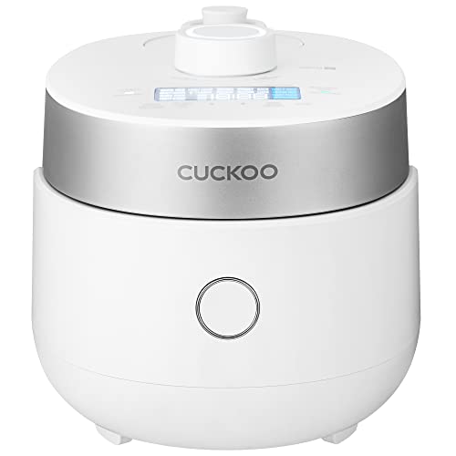 CUCKOO 6-Cup Uncooked / 12-Cup Cooked Induction Heating Twin Pressure Rice Cooker, 16 Menu Modes, Multi-Language Voice Guide