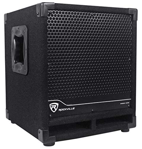 Rockville RBG15S 1600w Active Powered PA Subwoofer w/DSP + Limiter Pro/DJ, 15 inch, Black